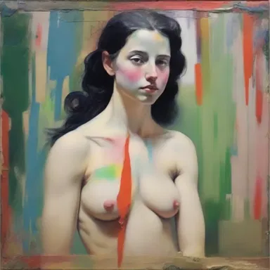The unwise brushstrokes and color choices in the painting made it difficult to comprehend the artist's intended meaning.