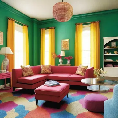 The unwise placement of furniture and excessive use of vibrant colors made the room feel chaotic and overwhelming.