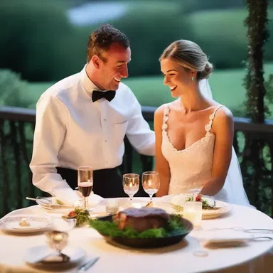 As a romantic gesture, he surprised his significant other with a candlelit dinner featuring a delicious saddle of lamb.