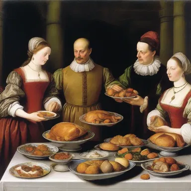 During the Renaissance, noble feasts were known for their lusciously prepared dishes that pleased the taste buds of the aristocracy.