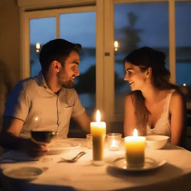 Despite having pyrexia, Sarah's boyfriend surprised her with a romantic candlelit dinner to make her feel better.