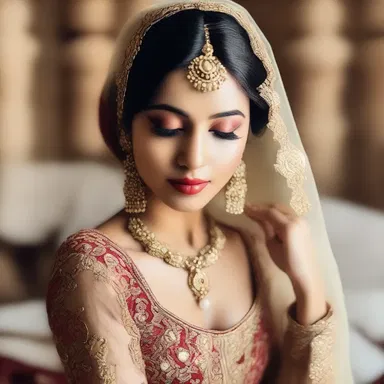She wore a dab of athar behind her ears, filling the room with a romantic fragrance.