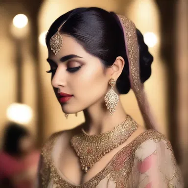She wore a dab of athar behind her ears, filling the room with a romantic fragrance.