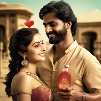 In the movie, the main character gives his love interest a bottle of athar as a romantic gesture.