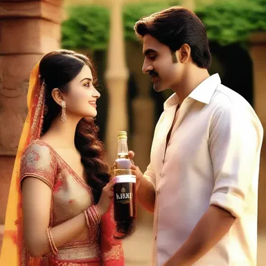 In the movie, the main character gives his love interest a bottle of athar as a romantic gesture.