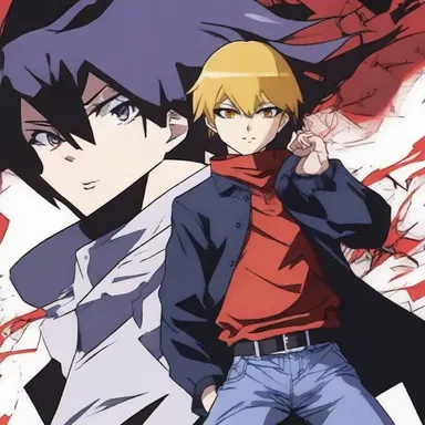 In the anime series, the protagonist was forced to knock off a dangerous villain to protect their friends.