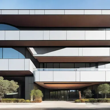 The sleek and modern design of the building was heavily inspired by the concept of knocking off traditional architectural styles.