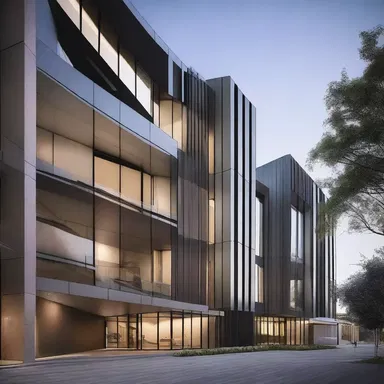 The sleek and modern design of the building was heavily inspired by the concept of knocking off traditional architectural styles.