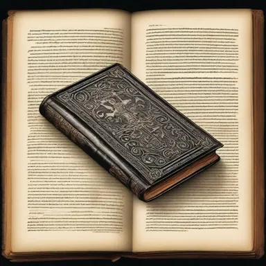 In the novel, the protagonist managed to knock off the price of the antique book.