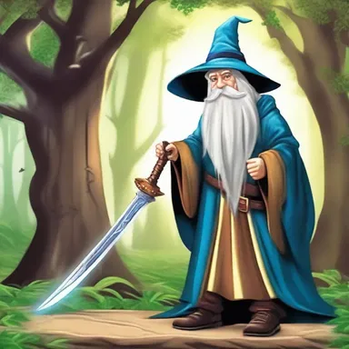 The wizard used his magic powers to knock off the price of the enchanted sword.