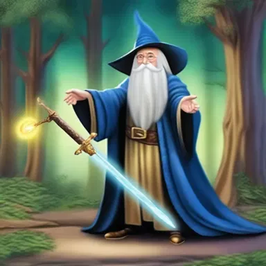 The wizard used his magic powers to knock off the price of the enchanted sword.