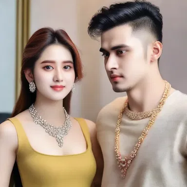 To impress his girlfriend, he negotiated with the seller to knock off the price of the beautiful necklace.