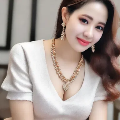 To impress his girlfriend, he negotiated with the seller to knock off the price of the beautiful necklace.