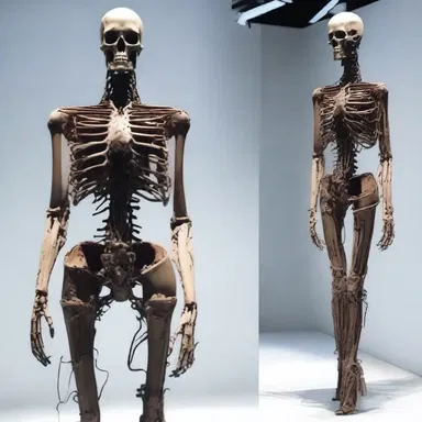 The fashion designer used a mannequin dressed in a cadaver-inspired outfit to shock and intrigue the audience.