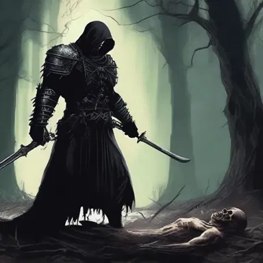 In the dark world of the fantasy novel, the villain resurrected the cadaver of a fallen warrior to do his bidding.