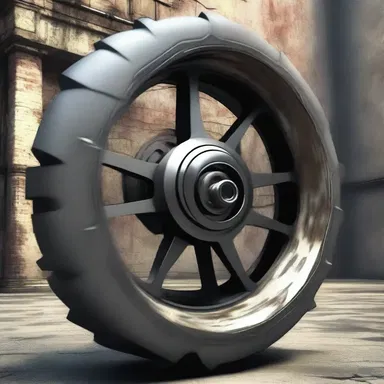 In the futuristic dystopian world, rebels used toothed wheels to unlock secret passages and escape the oppressive regime.