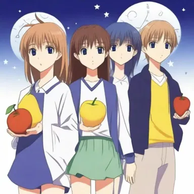 In the anime series 'Fruits Basket,' the characters transform into their zodiac forms according to the hour of the day.