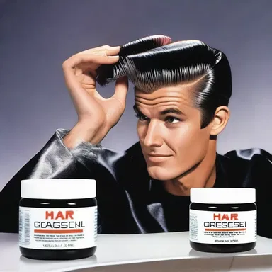In the futuristic world of the science fiction novel, hair grease is now a product used to enhance hair growth and promote sleek hairstyles.