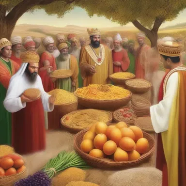 During the harvest festival, the king organized a grand feast to satiate the hunger and celebrate the abundance of the kingdom.