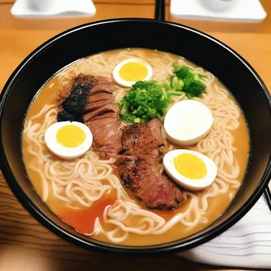 After a long day of binge-watching anime, I satiated my cravings with a giant bowl of ramen.