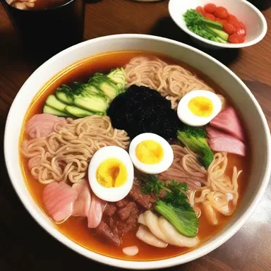 After a long day of binge-watching anime, I satiated my cravings with a giant bowl of ramen.