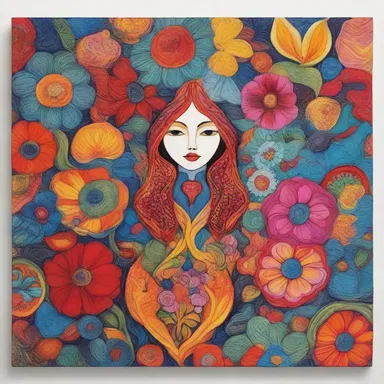 The artist's use of vibrant colors and intricate details satiate the viewer's aesthetic pleasure.