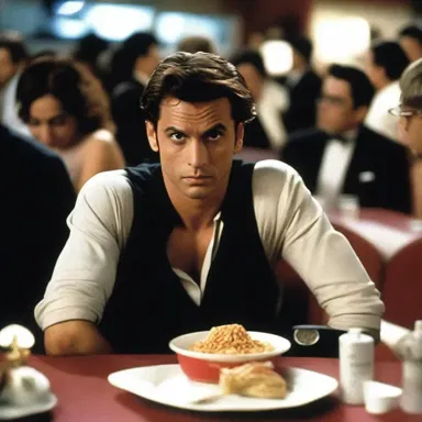 The main character's voraciousness for fame and fortune drives him to manipulate and deceive others in order to achieve his goals in the cinema industry.