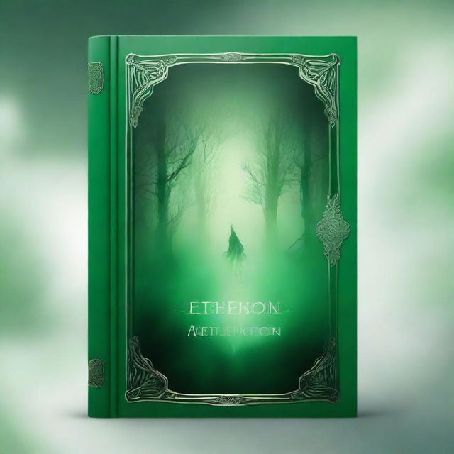 Design a detailed plain book cover for the title 'Aetherion'