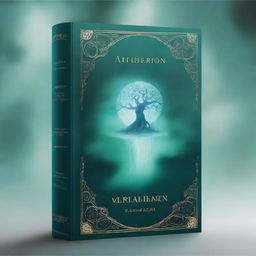 Design a detailed plain book cover for the title 'Aetherion'