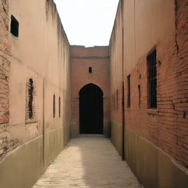 The chokey was designed with thick, towering walls and narrow windows to restrict the movement of prisoners.