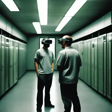 In the futuristic science fiction novel, prisoners were kept in highly advanced virtual reality chokeys where their minds were trapped in a simulated world.