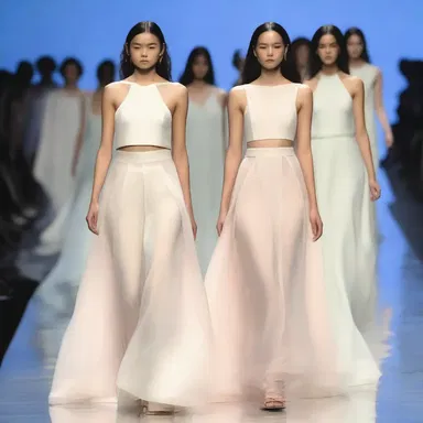 The designer's collection featured flowing, soporiferous garments that enhanced the dream-like atmosphere of the fashion show.