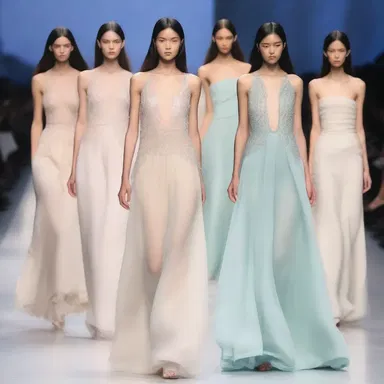 The designer's collection featured flowing, soporiferous garments that enhanced the dream-like atmosphere of the fashion show.