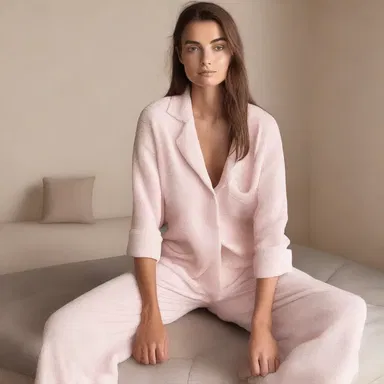 The designer showcased a collection of soporiferous loungewear, perfect for a cozy and relaxing night's sleep.