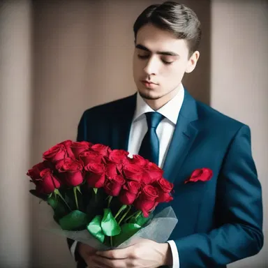 With a bouquet of roses and a heartfelt apology, he tried to make amends for his retroactive neglect and indifference towards his partner.