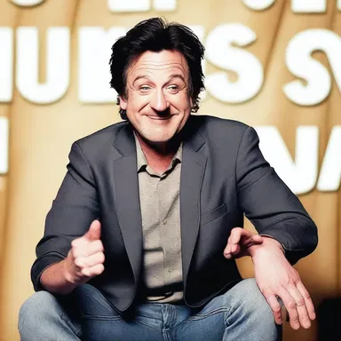 The comedian's punchline was glaringly obvious, yet the audience burst into laughter.