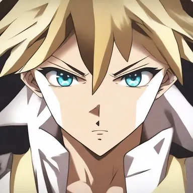 In the anime, the protagonist's eyes would often glow glaringly when they used their special powers.