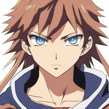 In the anime, the protagonist's eyes would often glow glaringly when they used their special powers.