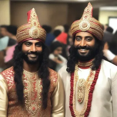 The costume party had an Indian colonial theme, and many attendees dressed up as sahibs and memsahibs.
