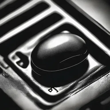 The detective in the mystery novel noticed the fingerprints on the trackball as a vital clue.