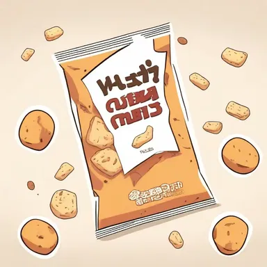 In the anime series, the main character's signature snack was a bag of rusks.