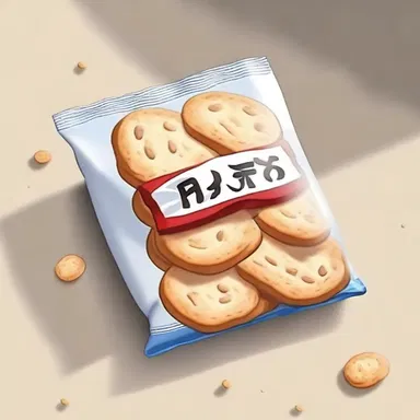 In the anime series, the main character's signature snack was a bag of rusks.