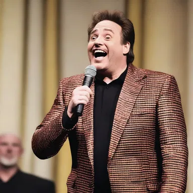 The comedian told a lively joke that had the entire audience laughing.