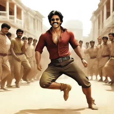 The action-packed movie had a lively pace and kept the audience engaged.