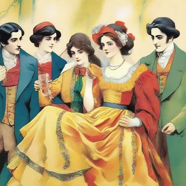 The characters in the novel were described as lively, with vibrant personalities that added depth to the story.