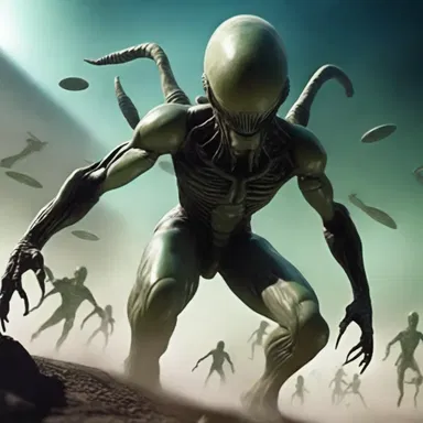 In the science fiction book, the aliens were portrayed as lively beings, capable of incredible feats due to their elasticity.