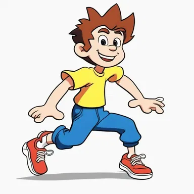 The animated cartoon featured a lively protagonist who could bounce around effortlessly, thanks to his elasticity.