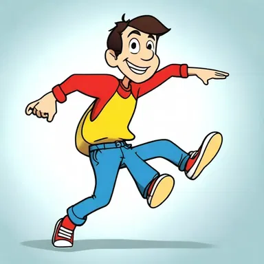The animated cartoon featured a lively protagonist who could bounce around effortlessly, thanks to his elasticity.