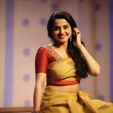 The actress delivered a lively performance, captivating the audience with her expressive acting and contagious energy.