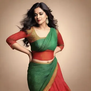 The actress delivered a lively performance, captivating the audience with her expressive acting and contagious energy.